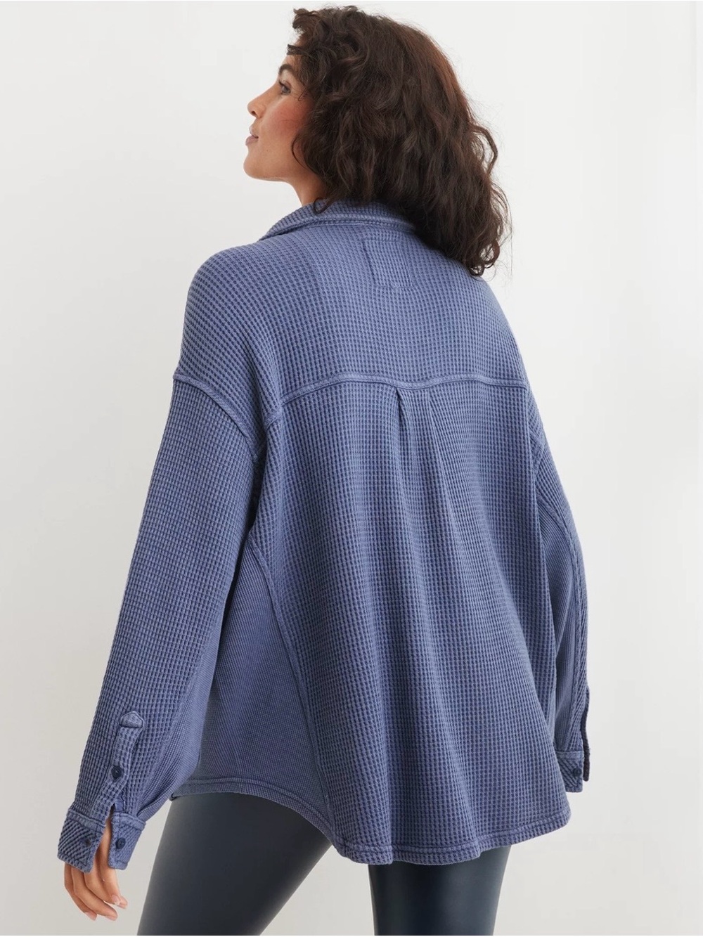 Aerie lumber Jane waffle shirt - Picture 2 of 3
